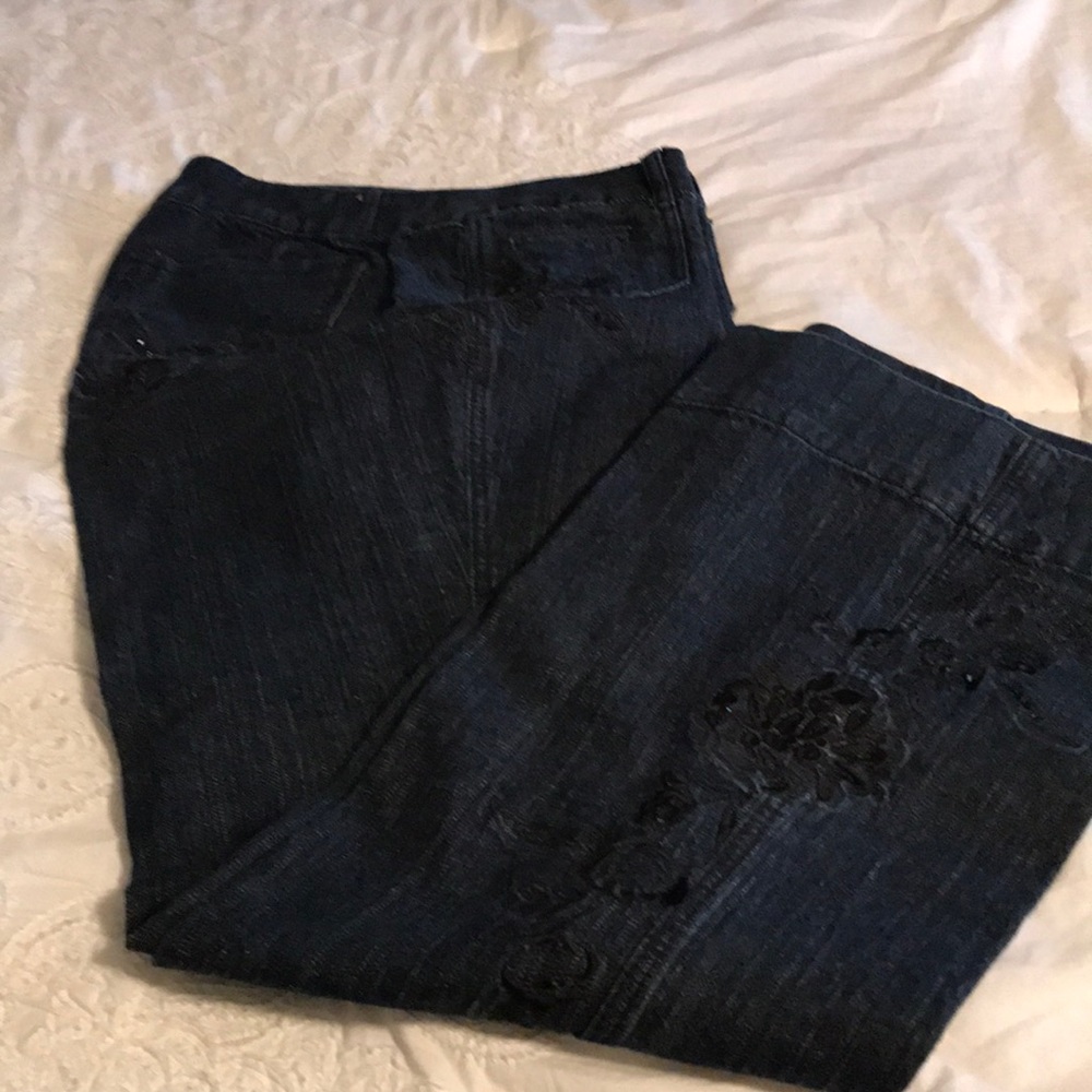 Beaded jeans